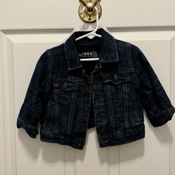 Baby Gap Blue Jean Jacket size 12-18 month - Picture 1 of 6